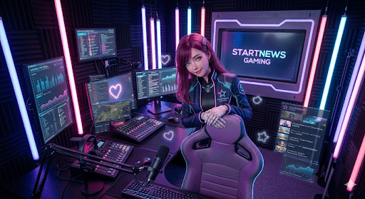 VTuber sonriendo en directo